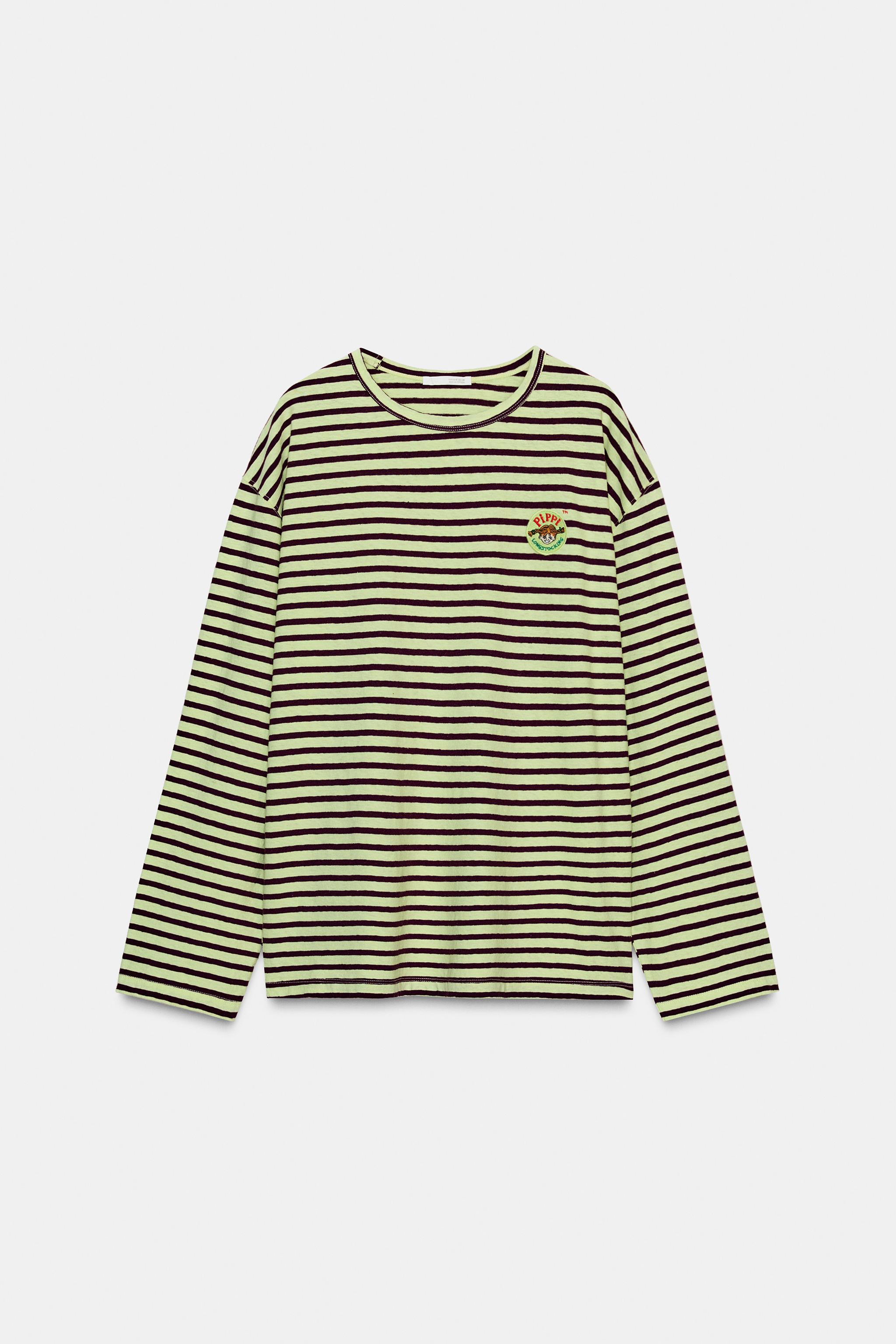 STRIPED EMBROIDERED PIPPI LÅNGSTRUMP™ T-SHIRT
